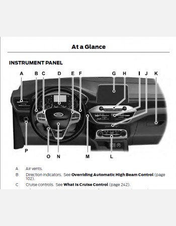 ford escape 2024 owners manual